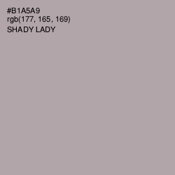 #B1A5A9 - Shady Lady Color Image